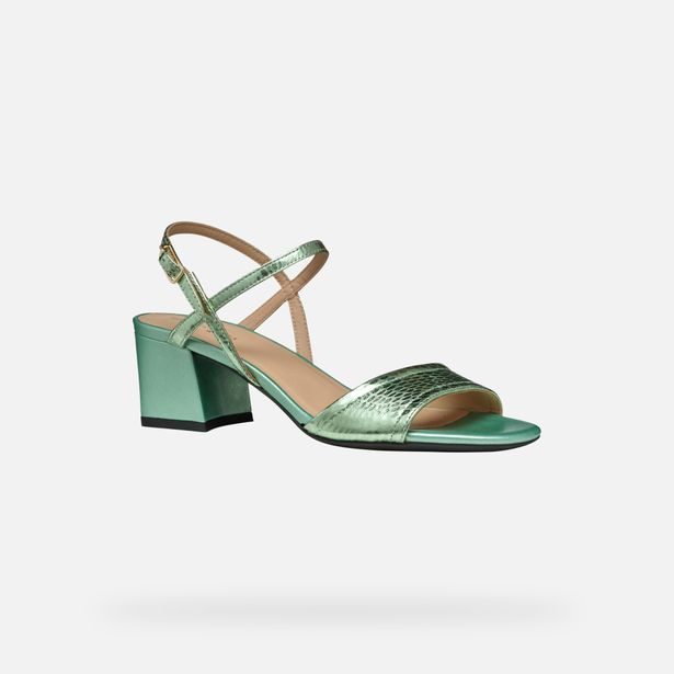 Zelené dámské sandály Geox New Eraklia 50