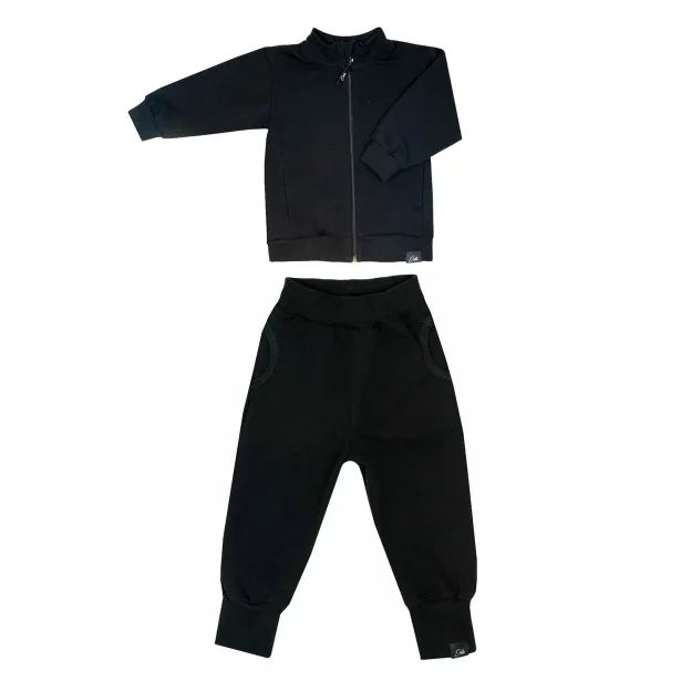 ESITO Mikina na zip EasyFit Black - černá