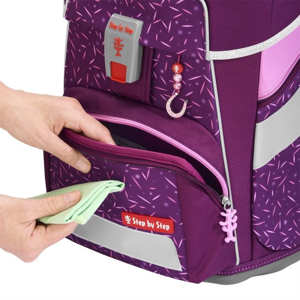 Školní aktovka Step by Step SPACE, Pretty Unicorn - 5 dílný set, AGR certifikát