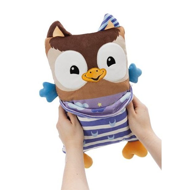NICI NICI Cosidoos plyš Sova oboustranný motiv 30x20cm