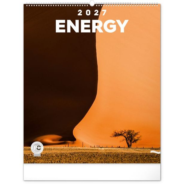 NOTIQUE Nástěnný kalendář Energie 2027, 48 x 56 cm