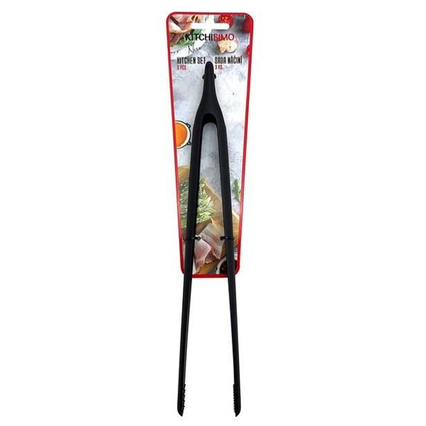 KITCHISIMO KLEŠTĚ 28X5,2X2CM ČERNÁ PBT