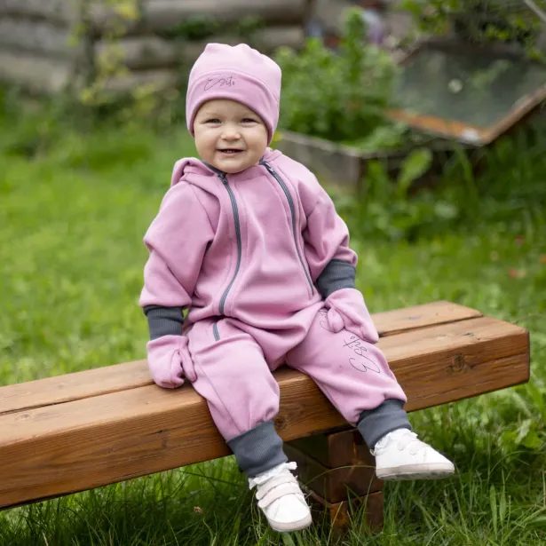 ESITO Palcové rukavice zateplené Warmkeeper Cyclamen pink - růžová / 1 - 2 roky