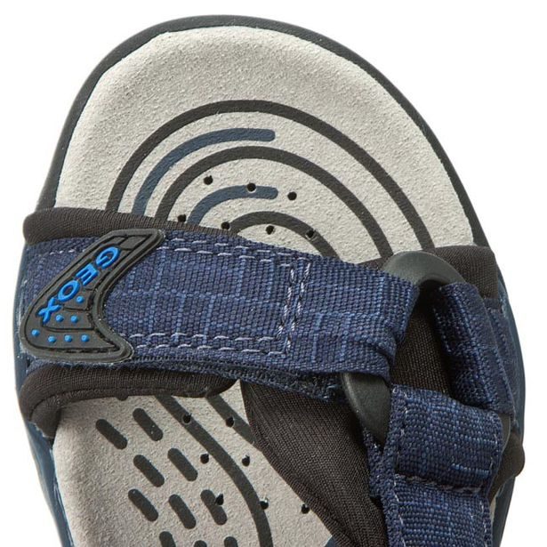 GEOX letní boty J BOREALIS BOY NAVY/BLACK
