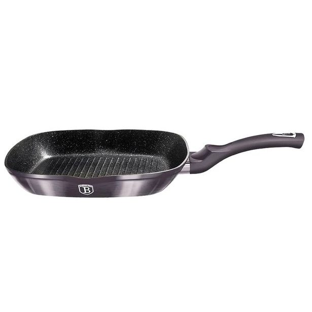 BERLINGERHAUS Pánev grilovací s mramorovým povrchem 28 cm Carbon PRO Line BH-6901