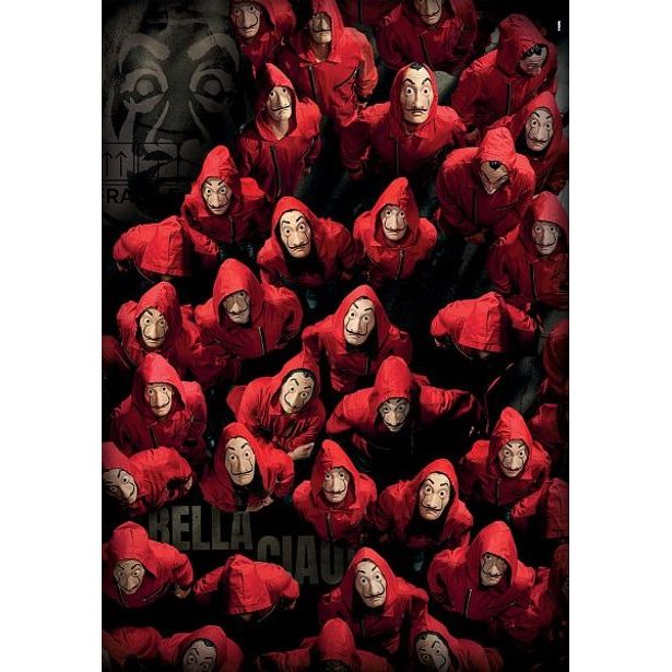 CLEMENTONI Puzzle 1000 dílků - La Casa de Papel