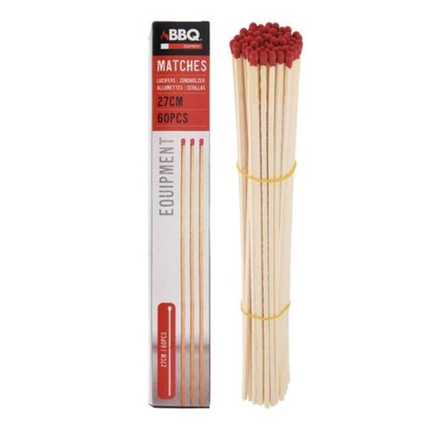 zápalky-sirky 27cm, gril,krb, krab.60ks