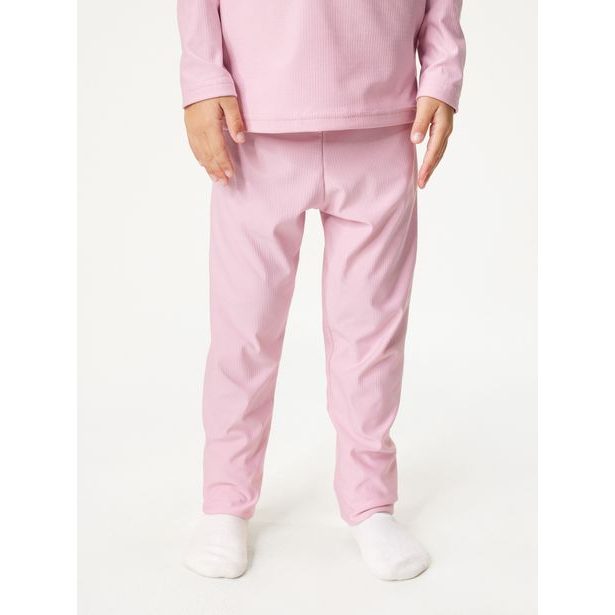 Dětské termo legíny, Růžová