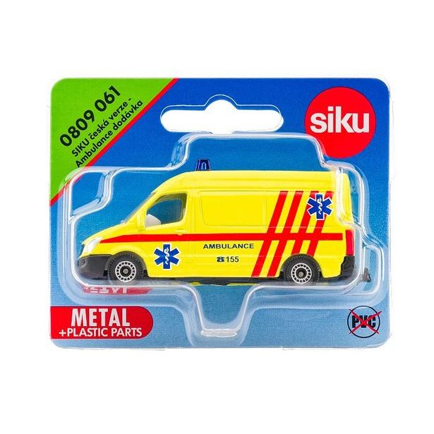 SIKU česká verze - ambulance dodávka
