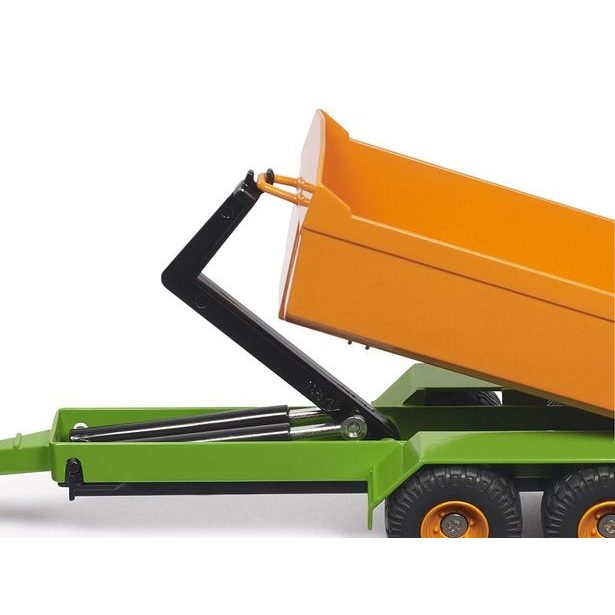 SIKU Farmer - traktor Fendt s vyklápěcím přívěsem, 1:50