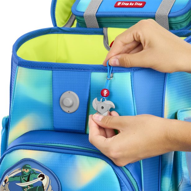 Školní aktovka Step by Step CLOUD FLASH, Ninja Zazu - 5 dílný set, AGR certifikát