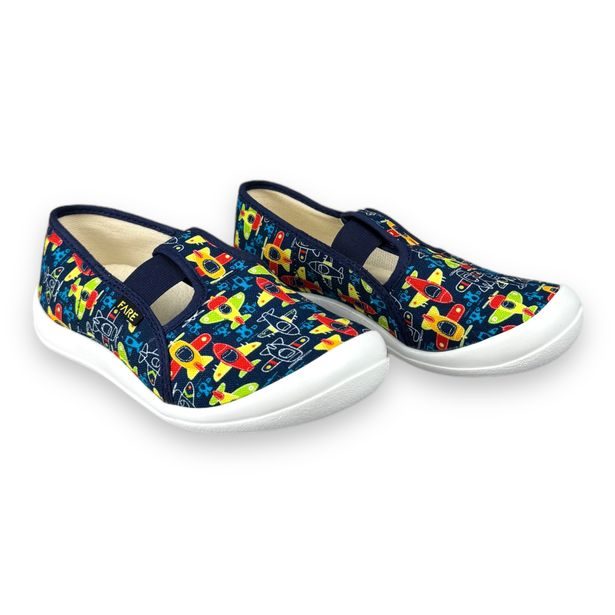 Chlapecké papuče na gumičku Fare - Letadlo