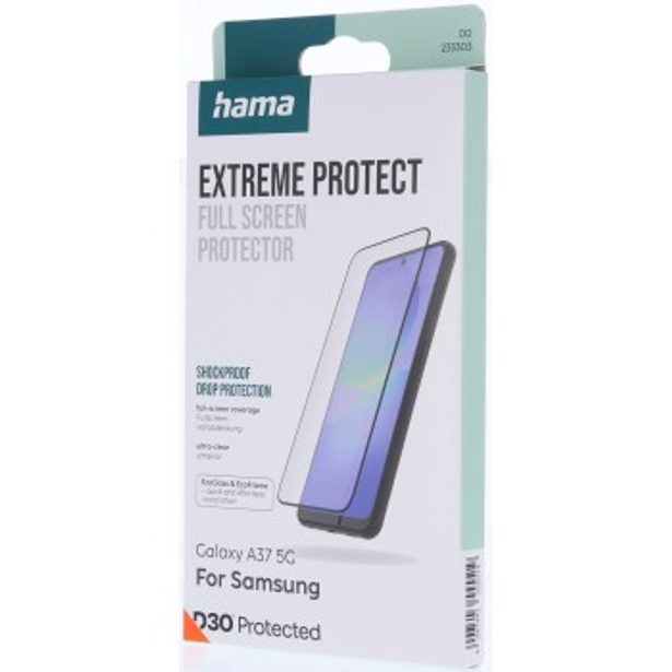 Hama Extreme Protect, ochranné sklo na displej pro Samsung Galaxy A37 5G, licence D3O®