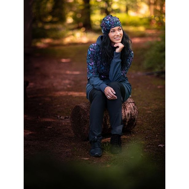 Unuo, Dámský nákrčník z fleecu, Lístečky