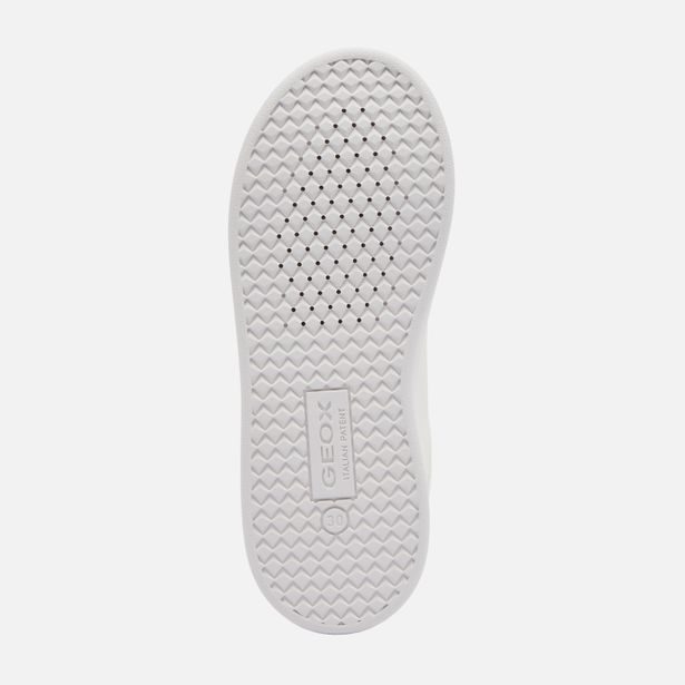 Bílé dívčí tenisky Geox Eclyper Girl