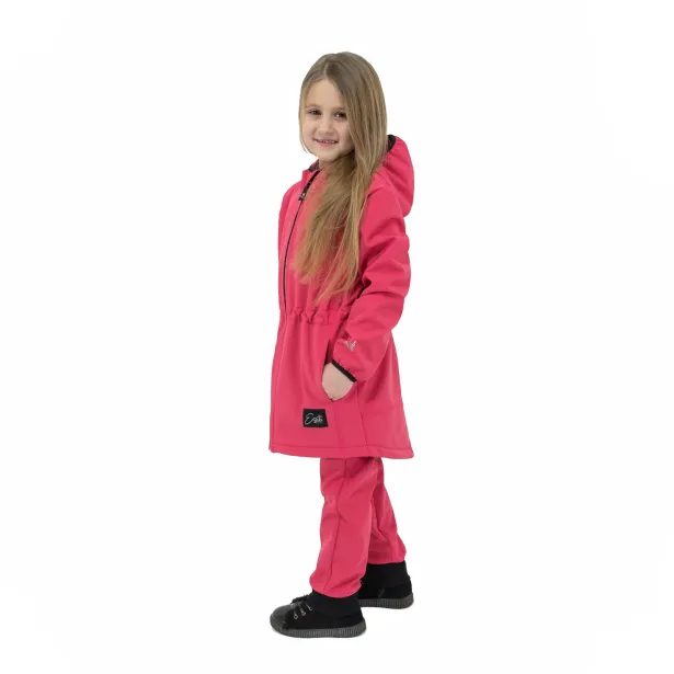 ESITO Dívčí parka Elega Pink - růžová / 86