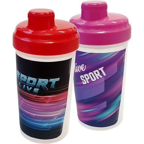 šejkr 0,50l, SportLife II, IML potisk, plast