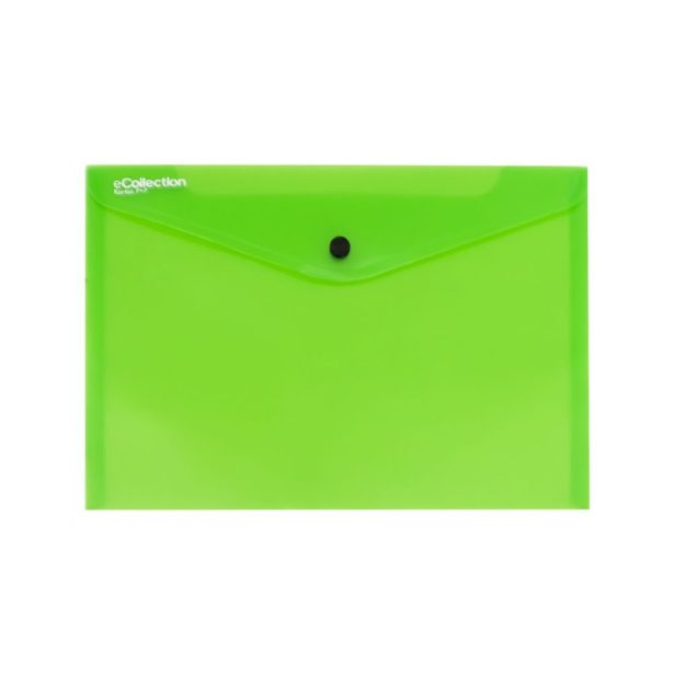 Psaníčko s drukem A4 eCollection zelená