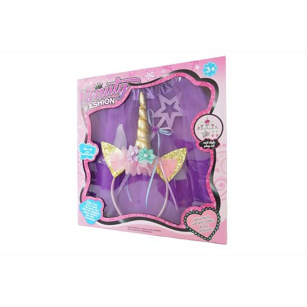 Sukýnka s čelenkou jednorožec