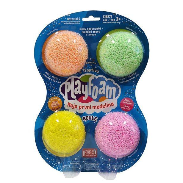 PlayFoam Boule 4pack-Třpytivé