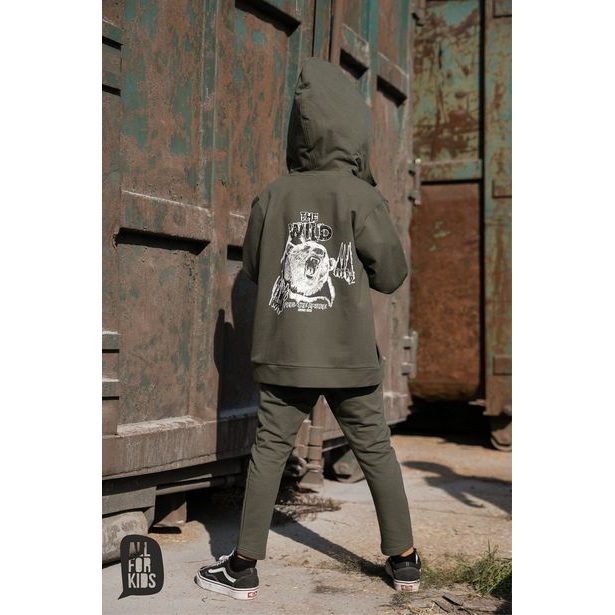 Dětské kalhoty BAGGY KHAKI