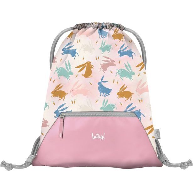BAAGL SET 5 Zippy Bunny: aktovka, penál, sáček, zástěra, peněženka