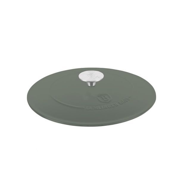 BERLINGERHAUS Pánev hluboká se smaltovaným povrchem a poklicí 26 cm litinová Matte Green Collection BH-6262