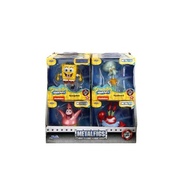 Sponge Bob figurka 2,5", 4druhy, DP12, Wave 1