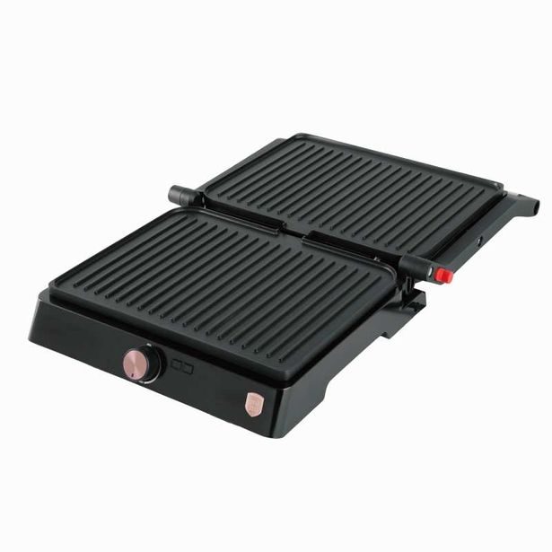 BERLINGERHAUS Elektrický kontaktní gril s nepřilnavým povrchem Black Rose Collection BH-9492