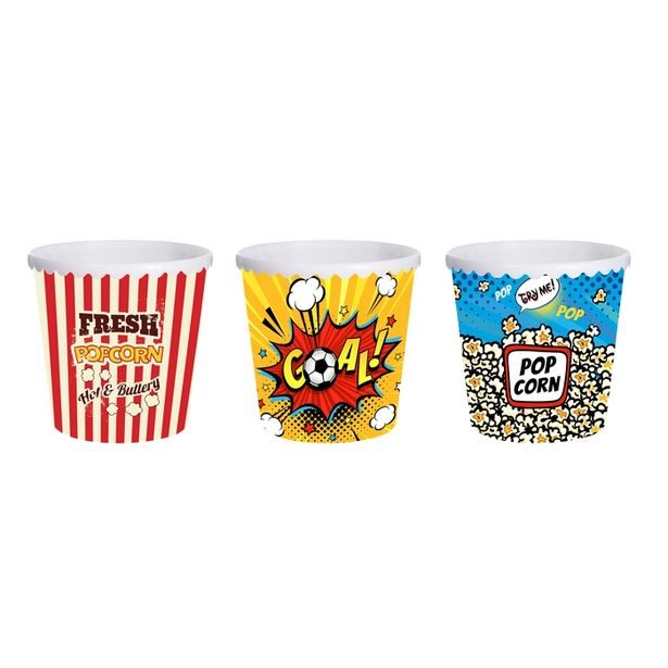 box 3,75l POPCORN, 2dekory, d19x18,5cm, plast