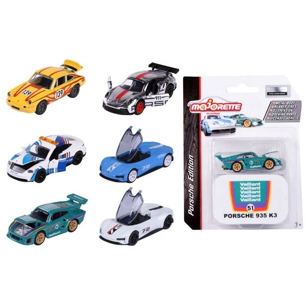 Autíčko Porsche Motorsport Deluxe, 5 druhů