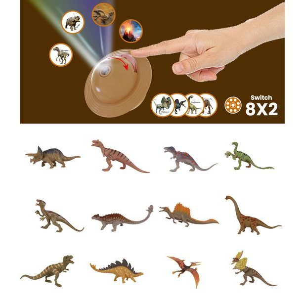 PLEJO Dinosauři s projektorem