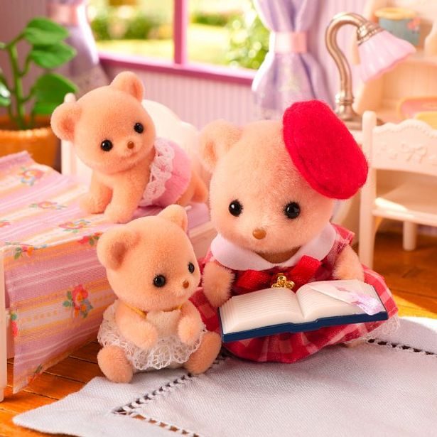Sylvanian family Dvojčata sušenkoví medvídci s motorkou