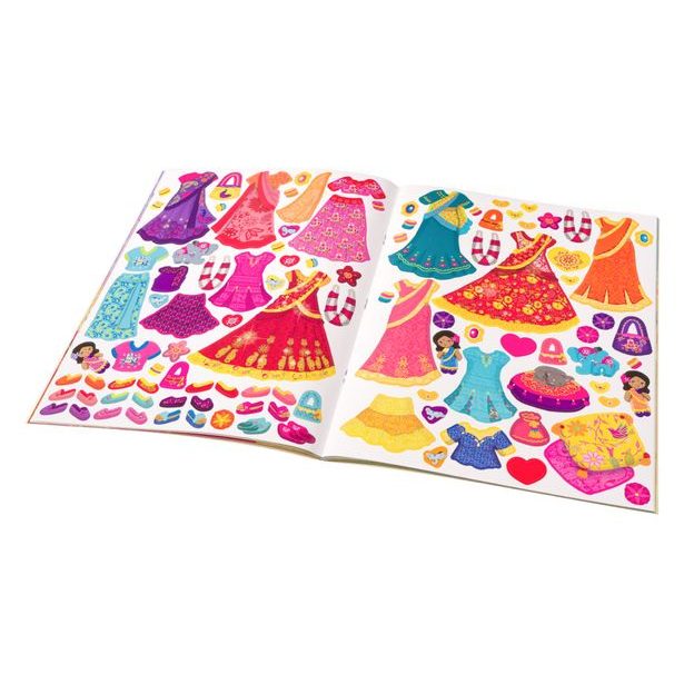 Šaty pro AŠNU – Kniha samolepek Baagl