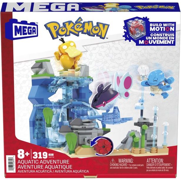 MEGA POKÉMON POHYBLIVÉ VODNÍ DOBRODRUŽSTVÍ