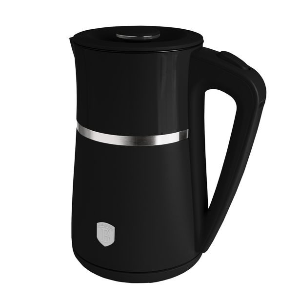 BERLINGERHAUS Rychlovarná konvice s dvojitou stěnou 1,7 l Matte Black Collection BH-9849