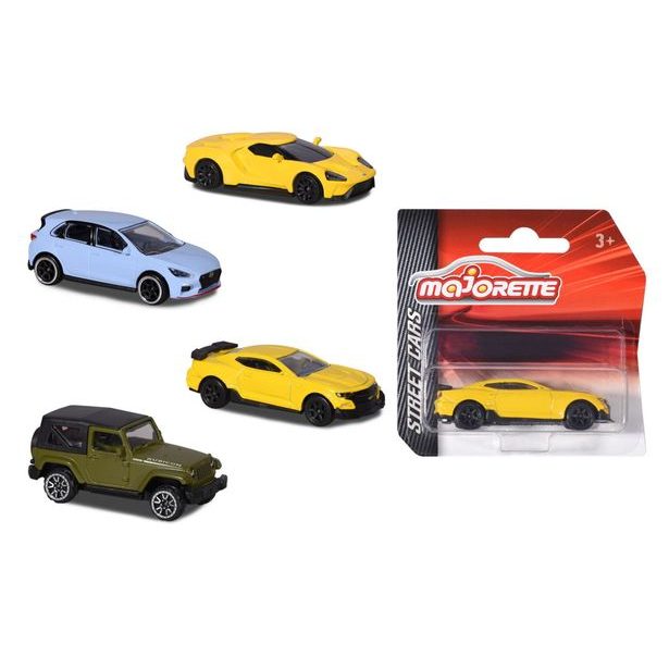 Autíčko kovové Street Cars, 18 druhů