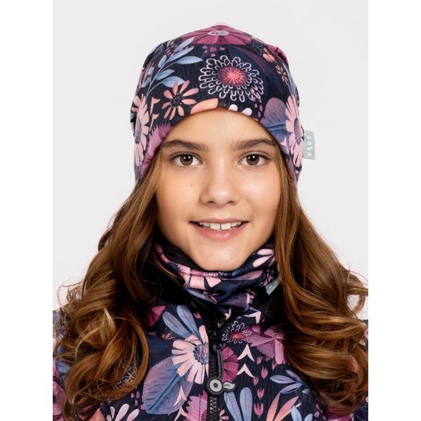 Unuo, Dětský nákrčník z fleecu Basic, Kouzelné květiny