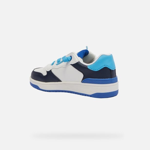 Bílé chlapecké tenisky Geox Washiba