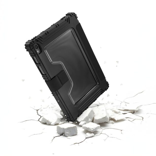 Hama Protection, pouzdro pro Samsung Galaxy Tab A11+/A9+ 11", nárazu odolné, černé/průhledné