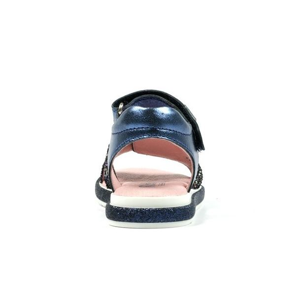 Dívčí kožené sandálky Richter - petrol/atlantic