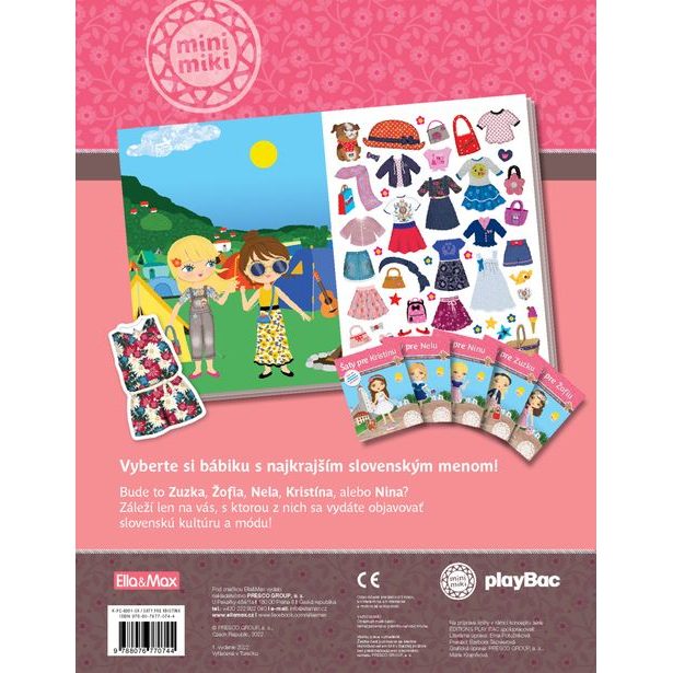 Šaty pre KRISTÍNU ─ Kniha samolepiek