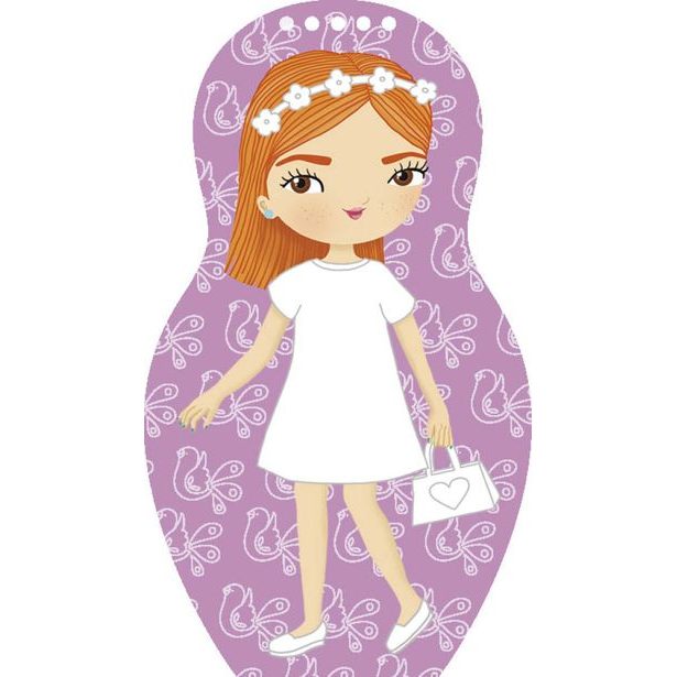 Oblékáme moravské panenky NATÁLKA – Omalovánky Baagl