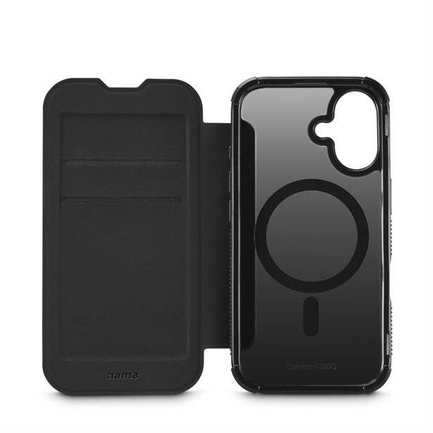 Hama Extreme Protect, pouzdro pro Apple iPhone 16, magnetické, licence D3O®, černé