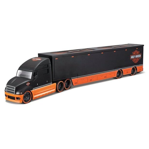 Maisto Maisto - Harley-Davidson Haulers, černo-oranžová, 1:64