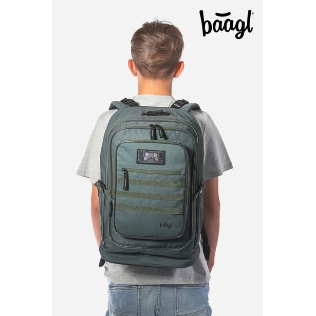 BAAGL SET 3 Cubic Grove: batoh, penál, sáček