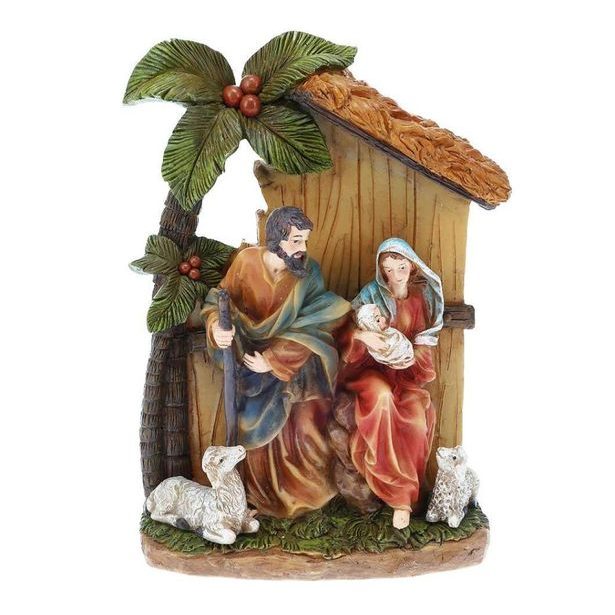 HOMESTYLING Betlém Vánoční dekorace 21 cm KO-AAA756750palm