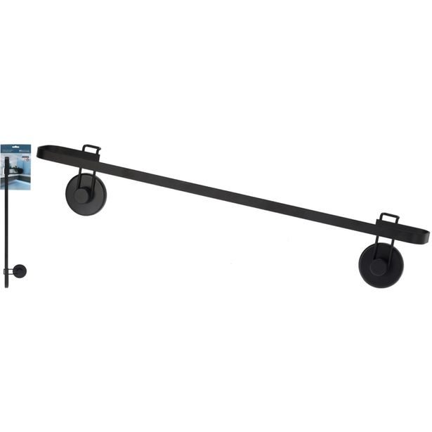 EXCELLENT HOUSEWARE Věšák na ručníky kovový 600 x 85 x 110 mm černá KO-C80653680