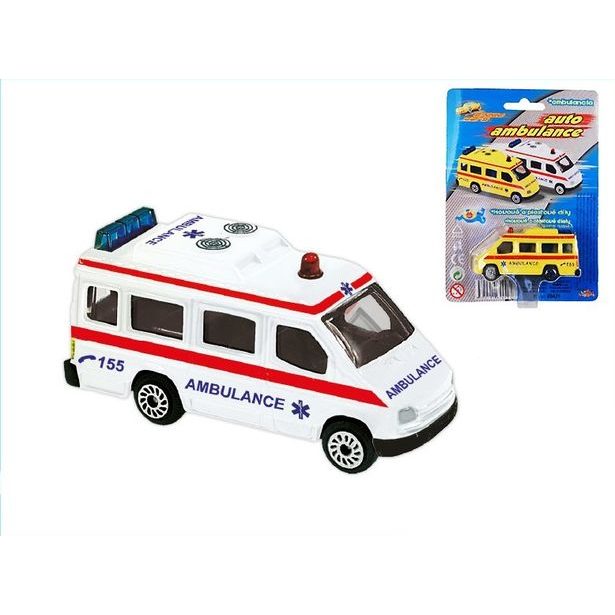 Ambulance 7cm kov 2barvy na kartě