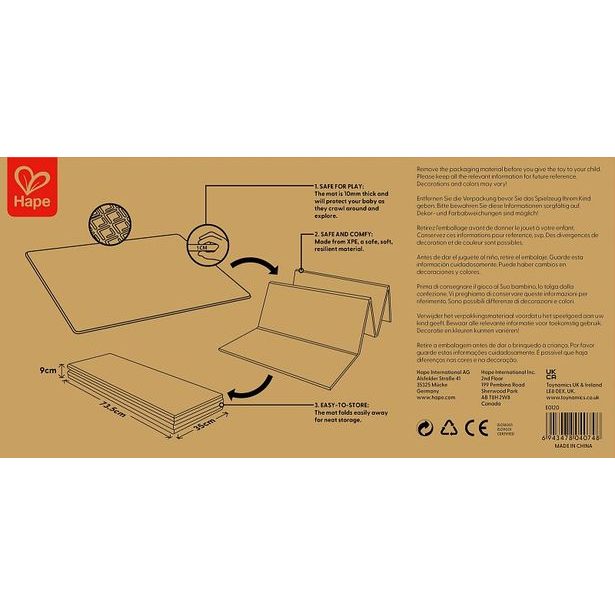 Hape Velká skládací podložka s abecedou